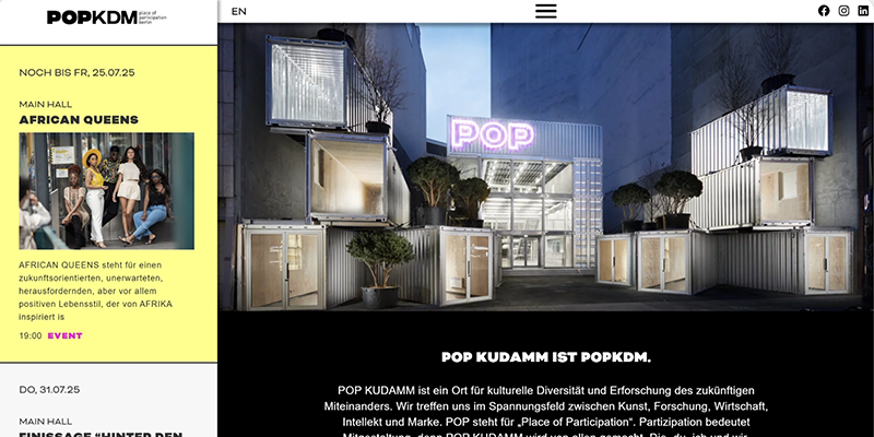 POP KUDAMM – Kulturplattform